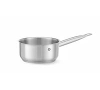HENDI Cazo de cocina sin tapa, fondo de inducción continuo, apto para todas las fuentes de calor y el lavavajillas, con mango que se mantiene frío, 1.5 L, ø160x(h)75 mm, acero inoxidable
