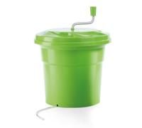 HENDI Centrifugador de ensaladas, secador de ensaladas, cesta de centrifugado interior extraíble, apto para el lavavajillas, 25 L, ø430x(h)530 mm, Poliamida, Polipropileno