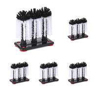 HENDI Cepillo para Cristal Estándar - 190 x 100 x 180 mm (Paquete de 5)