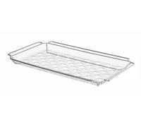 HENDI Cesta de asar para patatas fritas, GN1/1, CONVECTOMAT, para hornos, fondo ondulado, resiste hasta 200°C, bandeja para horno, cesta para freír, 530x325x(H)40mm, acero inoxidable