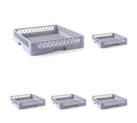 HENDI Cesta de lavavajillas para cubiertos - 500x500x(H) 100 mm (Paquete de 5)
