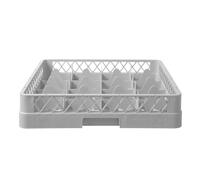 HENDI Cesta de lavavajillas para vasos - 16 compartimentos - 500x500x(H)104 mm