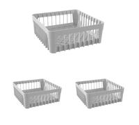 HENDI Cesta de lavavajillas para Vasos - 400x400x(H) 150 mm (Paquete de 3)