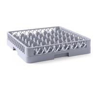 HENDI Cesta de lavavajillas para vasos - 49 compartimentos - 500x500x104 mm Gris