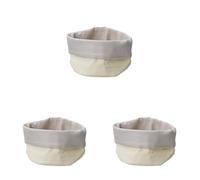 HENDI Cesta de pan redonda - Beis - ø150x(H) 150 mm (Paquete de 3)