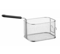 HENDI Cesta para Freir, Cesta de Colador, para Freir Frituras y Papas, con Agarradera, para algunos modelos de Freidoras de HENDI de 8L, 242x200x(H)140mm, Acero Inoxidable