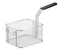 HENDI Cesta para Freir, Cesta de Colador, para Freir Frituras y Papas, con Agarradera, para algunos modelos de Freidoras de HENDI de 8L, 242x200x(H)140mm, Acero Inoxidable