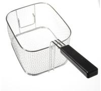 HENDI Cesta para Freir, Cesta Freidora, Cesta de Colador, para Freir Frituras, Papas, con Agarradera, para Usarse con la Freidora de HENDI 209424 de 10 L, 280x210x(H)140mm, Acero Inoxidable