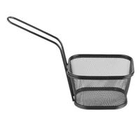 HENDI Cesta para fritos mini apilable negra - 130x115x(H)80 mm