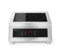 HENDI Cocina de inducción modelo 5000 D - Profi Line - 400V / 5000W - 398x515x(H)168 mm