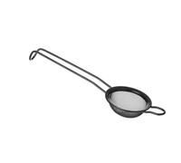 HENDI Colador de bar, colador de cóctel, colador de malla, colador de cocina, 65x220mm, PVD, negro