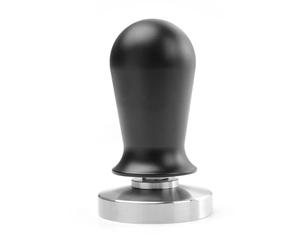 HENDI Compactador café con muelle,prensador de café,Tamper para café espresso, para prensar los posos del café,compatible con casi todos los portafiltros,diámetro58x(H)100mm,acero inoxidable/aluminio