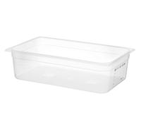 HENDI Contenedor de almacenamiento Gastronorm 1/1 - HACCP - Transparente - 21 L - 530x325x(H) 150 mm
