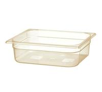 HENDI Contenedor Gastronorm 1/2 resistente a altas temperaturas - Grillamid - Transparente - 6.1 L - 325x265x(H)100 mm