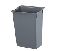 HENDI Contenedor para carrito de servicio, compatible con carros 810200, 816264 y 816271, recipiente auxiliar AmerBox, 325x240x(H)447mm, base 238x173mm, polipropileno