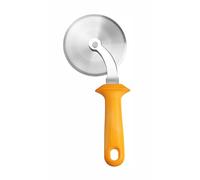 HENDI Cortador de pizza profesional, para uso intensivo, cuchilla grande y gruesa de acero inoxidable, mango de polipropileno, rueda hoja rodillo cortapizzas, pizza cutter, ø97x240mm, naranja