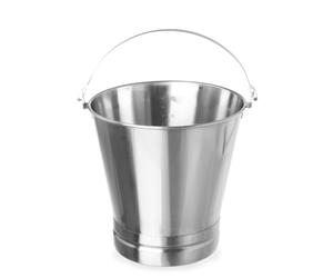 HENDI Cubo con Fondo Reforzado - Gris Claro - 12 L - ø300x(H) 310 mm