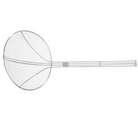 HENDI Cucharón para chips - Gris claro - ø240 mm