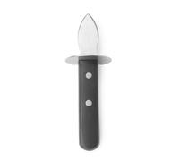 HENDI Cuchillo para ostras redondo, hoja 60mm, (L) 165mm, acero inoxidable y POM