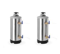 HENDI Descalcificador - Capacidad del filtro (20 °F/30 °F/40 °F) 2520/1680/1260-12 L - diámetro185x(H)500 mm (Paquete de 2)