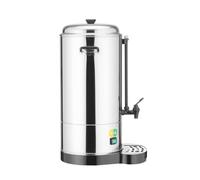 HENDI Dispensador de Bebidas Calientes Eléctrico, Doble Pared, Termostato Regulable hasta 110°C, 18L, 230V, 2200W, 386x393x(H)641mm, Acero Inoxidable