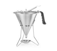 HENDI Embudo para repostería Profi Line - Gris claro - 1.5 L - ø190x(H)220 mm