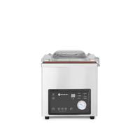 HENDI Envasadora al Vacío de Campana, Barra de Sellado 350mm, Bomba de Aceite 333 l/min, Tapa Transparente ABS, 230V/750W, 450x555x(H)480mm, Acero Inoxidable