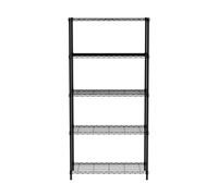 HENDI Estantería de almacenamiento con 5 baldas, carga máxima por balda: 80 kg.