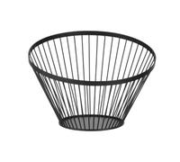 HENDI Frutero con ángulos redondeados negro - ø300x(H)250 mm