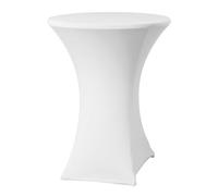 HENDI Funda para mesa alta - Blanco - ø850x(H)1150 mm