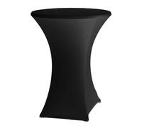 HENDI Funda para mesa alta - Negro - ø850x(H)1150 mm