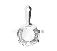 HENDI Hawthorne BarUp - Colador para cócteles, apto para todas las cocteleras y vasos, muelle desmontable, disco plano, mango, 2 puntas, colador de bar, coctelería, 150 x 115 x 18 mm, acero inoxidable