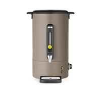 HENDI Hervidor de agua eléctrico 16L UNIQ, dispensador de bebidas calientes, termo de una pared para vino, té, hasta 100°C, 230V, 50/60Hz, 1650W, 357x380x(H)502mm, gris topo, acero inoxidable, PP