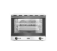 HENDI Horno de Convección H100, 4 Bandejas GN 1/1, Puerta de Doble Cristal Fría al Tacto, Iluminación Interior, Temporizador 0-120 min, 230V/3500W, 699x608x(H)550mm, Acero Inoxidable