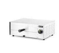 HENDI Horno profesional para pizzas, horno eléctrico, para pizzas hasta diámetro 30cm, 230V, 1300W, 480x420x(H)195mm, acero inoxidable