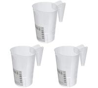 HENDI Jarra medidora apilable - 0.5 L - ø95x(H)136 mm (Paquete de 3)
