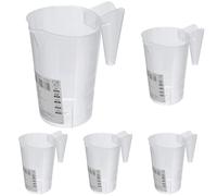 HENDI Jarra medidora apilable - 0.5 L - ø95x(H)136 mm (Paquete de 5)