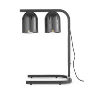HENDI Lámpara doble de calentamiento por infrarrojos - Negro - 230V / 500W - 453x360x(H)790 mm