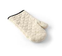 HENDI Manoplas de Horno, 1 Par, Resistentes al Calor hasta 250°C, Guantes de Protección Térmicos para Horno, Parrilla o Cocina, 35cm de Largo, Algodón