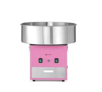 HENDI Máquina eléctrica de algodón de azúcar profesional, 220-240V, 50Hz, 1130W, 520x520x(H)503mm, acero inoxidable, rosa