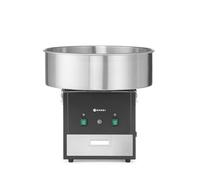HENDI Máquina eléctrica de algodón de azúcar profesional, 220-240V, 50Hz, 1130W, 520x520x(H)503mm, acero inoxidable, negro
