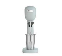 HENDI Mezclador Profesional de Bebidas, Aireador/Batidor de Bebidas Ligeras, Frappés, Capuchinos Fríos, Drink Mixer, Incluye 2 Vasos y 4 Agitadores, 230V/400W, 170x196x(H)490mm, Azul