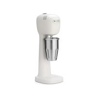 HENDI Mezclador Profesional de Bebidas, Aireador/Batidor de Bebidas Ligeras, Frappés, Capuchinos Fríos, Drink Mixer, Incluye 2 Vasos y 4 Agitadores, 230V/400W, 170x196x(H)490mm, Blanco