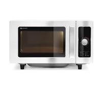 HENDI Microondas, control electromecánico con un botón giratorio, 25L, máx. diámetro platos 320mm, 1000W, 230V, 511x432x(H)311mm, acero inoxidable