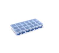 HENDI Molde para cubitos de hielo con tapa, BarUp, 18 cavidades, 217x114x(H)30mm, color azul, silicona