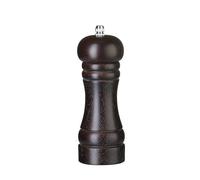 HENDI Molino molinillo triturador de pimienta, pimentero, con mecanismo de molienda regulable de acero inoxidable, ø57x(H)165mm, madera oscura