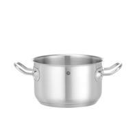 HENDI Olla de cocina, mediana, sin tapa, caldero, cacerola, apta para fogones de gas, de inducción, eléctricos y de cerámica, apta para el lavavajillas, 1L, ø160x(H)95mm, acero inoxidable