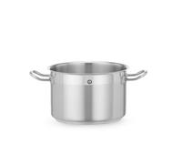 HENDI Olla mediana para guisar sin tapa Profi Line, 4 L | Acero inoxidable, ⌀200x(H)130mm, espesor 0,6mm, apta para todas las fuentes de calor y lavavajillas
