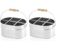 HENDI Organizador de cubiertos y servilletas - 245x180x(H)130 mm (Paquete de 2)