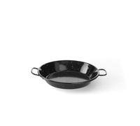 HENDI Paellera esmaltada para cocinar y servir, ⌀200x(H) 36mm, acero al carbono esmaltado